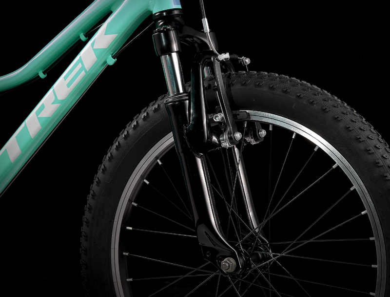 Trek Precaliber 20 7-Speed Kids Hybrid Bike 2024 in Miami Green-1